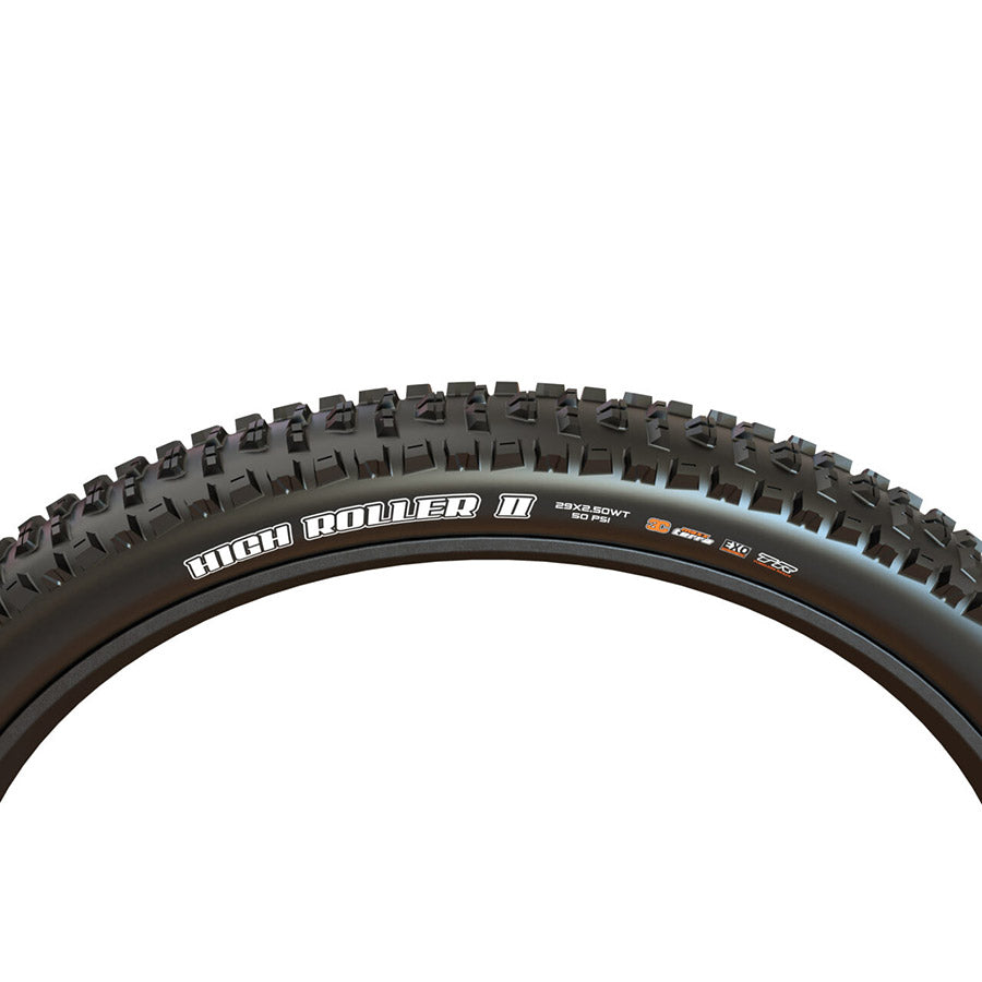 Maxxis, High Roller II, Mountain Tire, 26''x2.30, Folding, Tubeless Ready, 3C Maxx Terra, EXO, 60TPI, Black