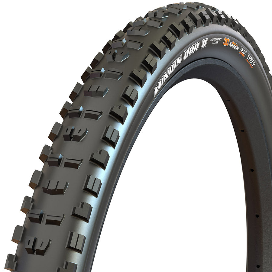Maxxis, Minion DHR2, Mountain Tire, 26''x2.30, Folding, Tubeless Ready, 3C Maxx Terra, EXO, 60TPI, Black