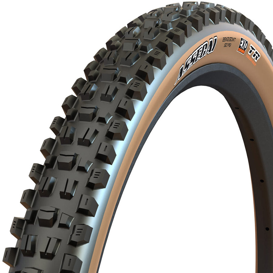 Maxxis, Assegai, Mountain Tire, 275x2.50, Folding, Tubeless Ready, 3C Maxx Grip, DH, Wide Trail, 60x2TPI, Black