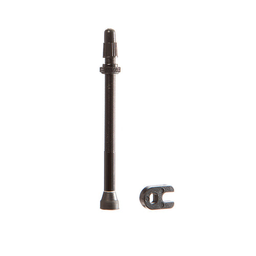 Zipp, 80mm Universal Valve, Tubeless Valve, Presta, 80mm, 1 valve, 1 valve core wrench