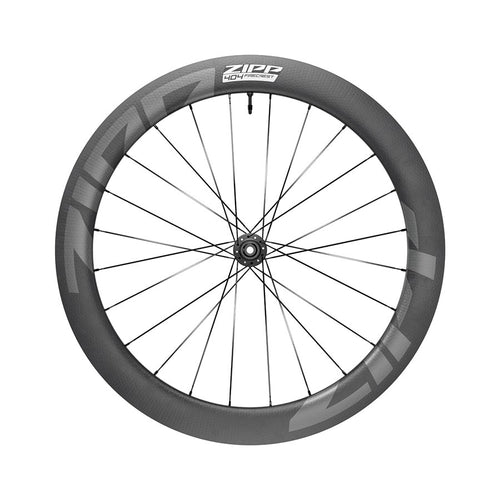 Zipp, 404 Firecrest Tubeless Disc B1, Wheel, Front, 700C / 622, Holes: 24, 12mm TA, 100mm, Disc Center Lock