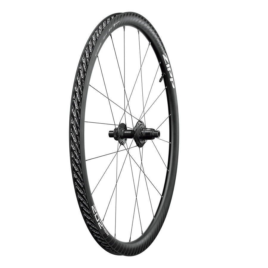 Zipp, 202 NSW A1, Wheel, Front, 700C / 622, Holes: 20, 12mm TA, 100mm, Disc Center Lock