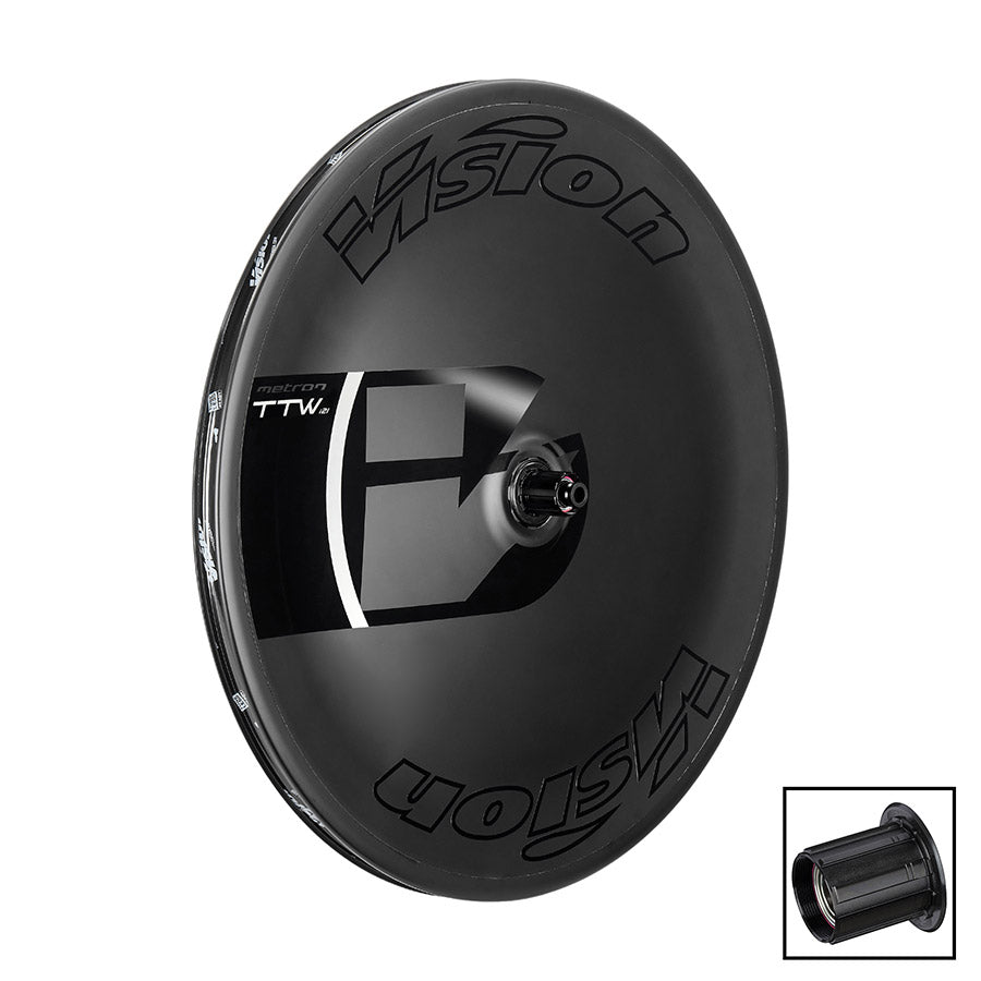 Vision, METRON TTW REAR WHEEL, Wheel, Rear, 700C / 622, 142mm, Disc Center Lock, Shimano Road 11/12