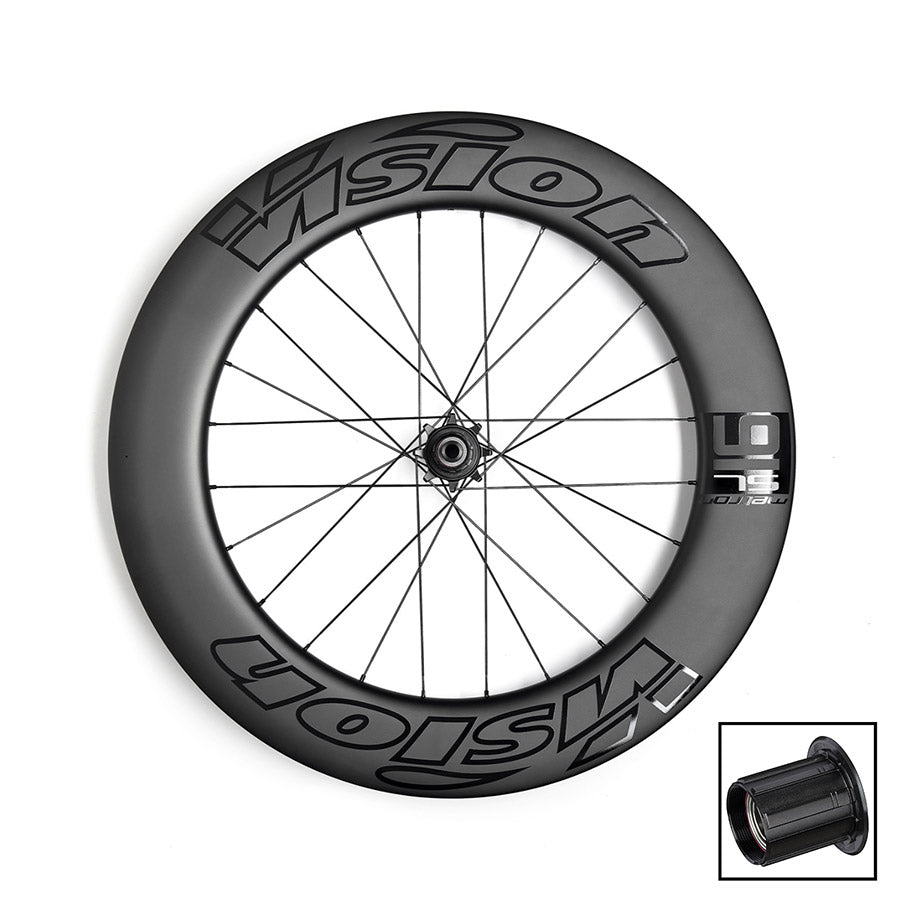 Vision, Metron 91 TL DISC, Wheel, Front, 700C / 622, Holes: 21, 12mm TA, 100mm, Disc Center Lock