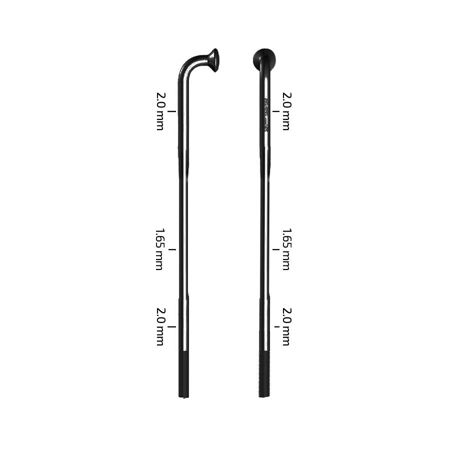 Zipp, Sapim D-Light, Spokes, J-Bend, Black, 282mm, 3pcs