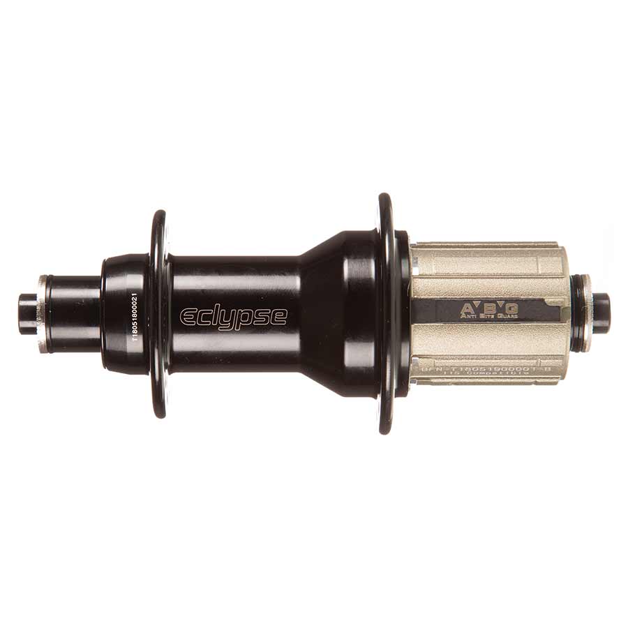 (IU) Eclypse, F482SB/A-AA, Road hub, 24H, Rear, 130mm, 10mm axle, QR, Black, 9/10sp, Cassette