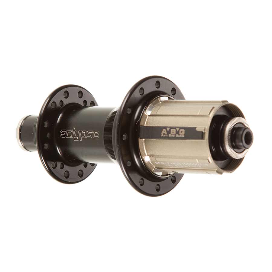 (IU) Eclypse, F482SB/A-AA, Road hub, 24H, Rear, 130mm, 10mm axle, QR, Black, 9/10sp, Cassette