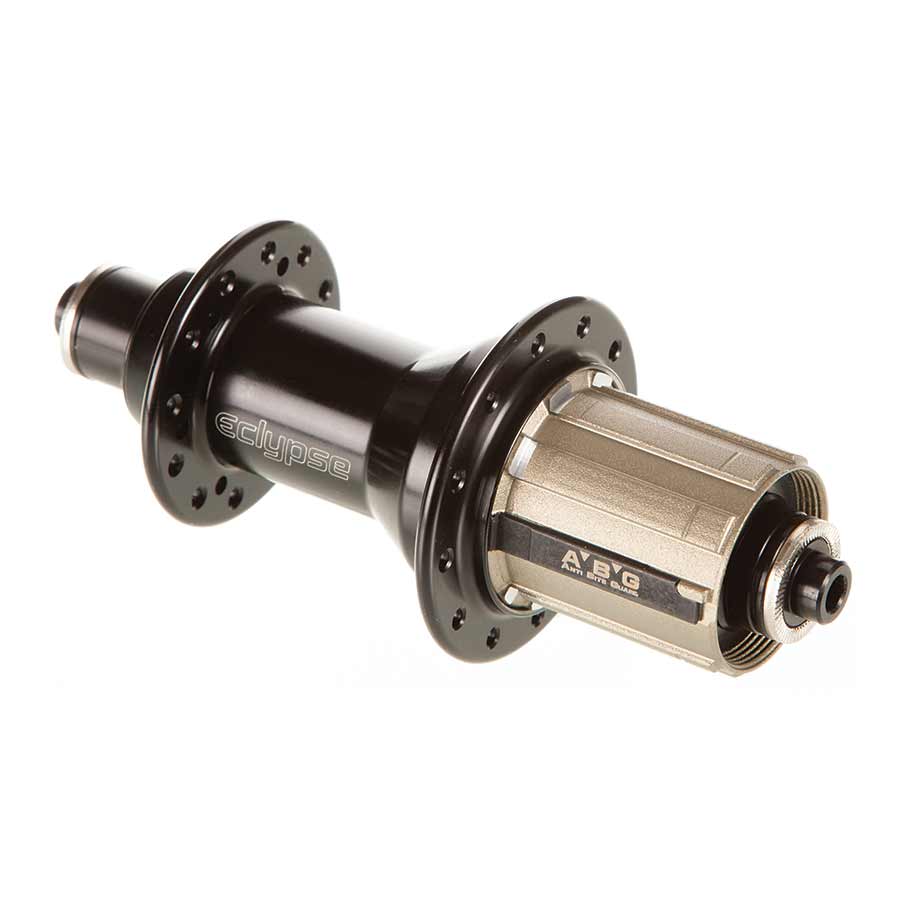 (IU) Eclypse, F482SB/A-AA, Road hub, 24H, Rear, 130mm, 10mm axle, QR, Black, 9/10sp, Cassette