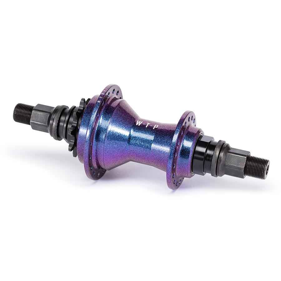 We The People, Hybrid, Hub, Rear, Right side drive, 36H, 110mm, Freecoaster, Purple
