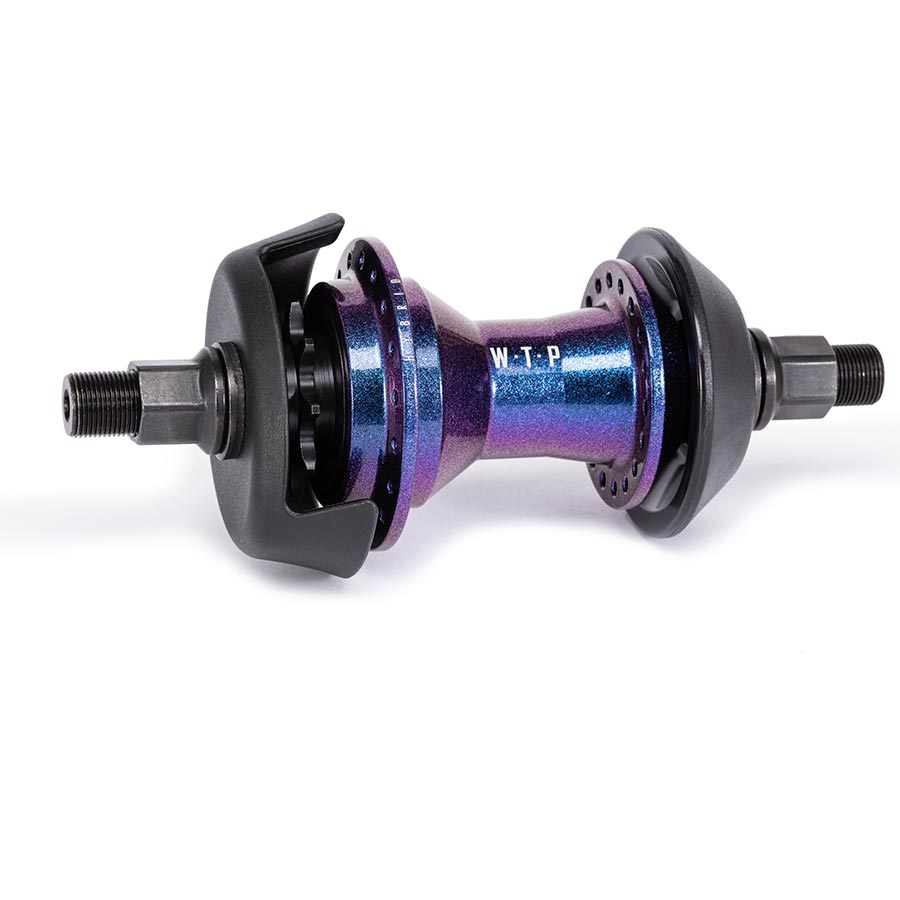 We The People, Hybrid, Hub, Rear, Right side drive, 36H, 110mm, Freecoaster, Purple