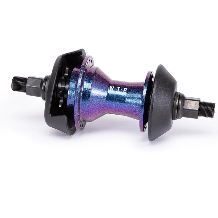 We The People, Hybrid, Hub, Rear, Right side drive, 36H, 110mm, Freecoaster, Purple