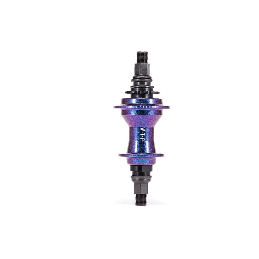 We The People, Hybrid, Hub, Rear, Right side drive, 36H, 110mm, Freecoaster, Purple