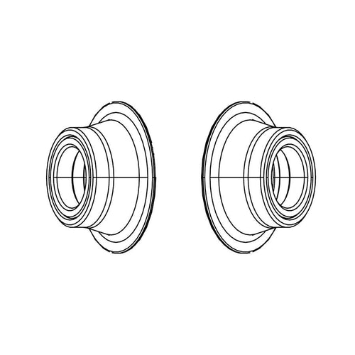 Zipp, 77/177 Conversion Caps, 77 Disc Front 100/12mm TA