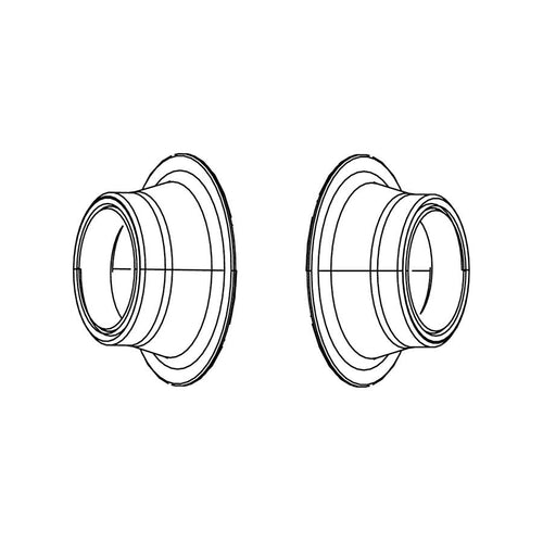 Zipp, 77/177 Conversion Caps, 77 Disc Front 100/12mm TA