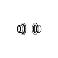 Zipp, End Cap Set for ZM2, 15x110, 11.2018.064.001