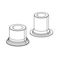 Zipp, Rear End Caps for ZM2 SL, 12x148 Microspline