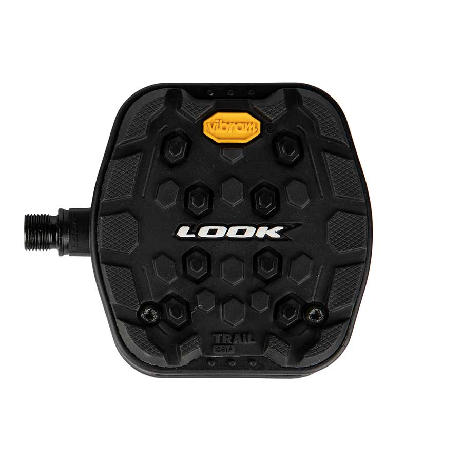 Look, Trail Grip, Platform Pedals, Body: Composite, 9/16'', Black, Pair
