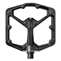 crankbrothers, STAMP 7 Large, Platform Pedals, Body: Aluminum, Spindle: Cr-Mo, 9/16'', Black, Pair