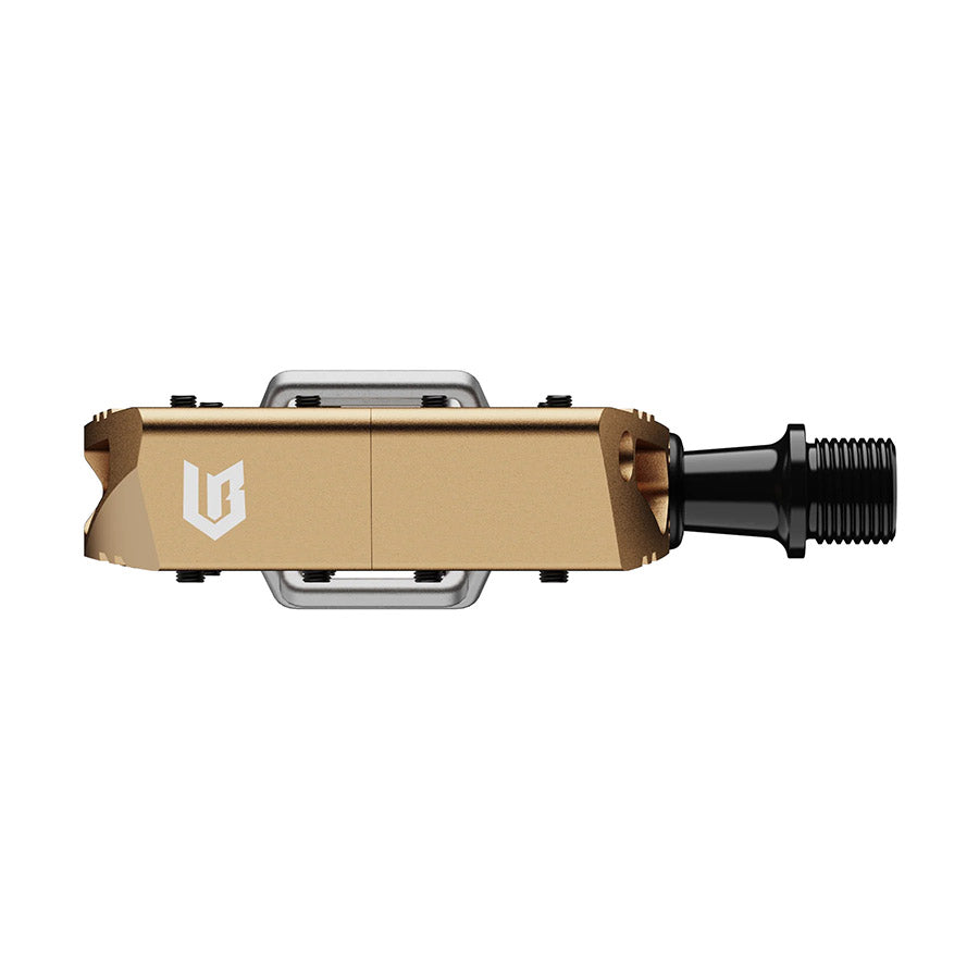 Crankbrothers, MALLET DH, Pedals, Body: Aluminum, Spindle: Cr-Mo, 9/16'', Polished Silver