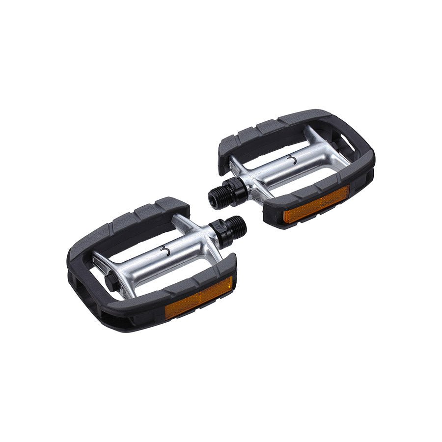 BBB Cycling, BPD-43 ComfortLight, Pedals, Body: Aluminum, Spindle: Cr-Mo, 9/16'', Grey, Pair