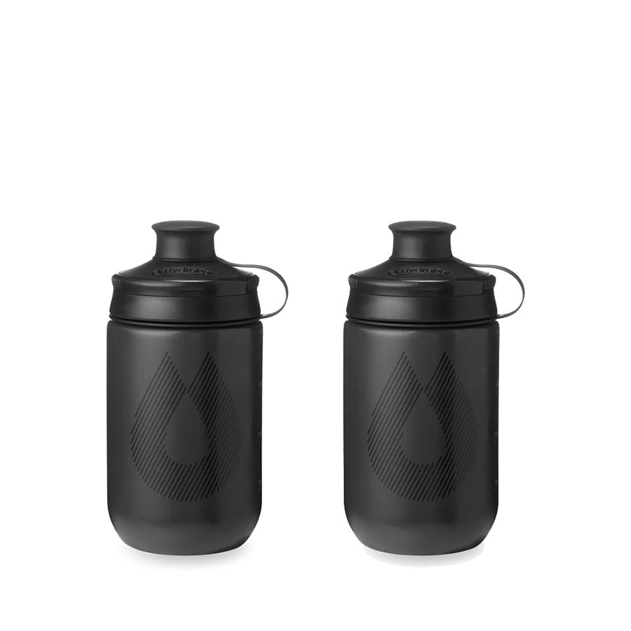Polar/Hydrapak, Breakaway Muck 2 pack, Water Bottle, 440ml / 15oz, Charcoal, Set