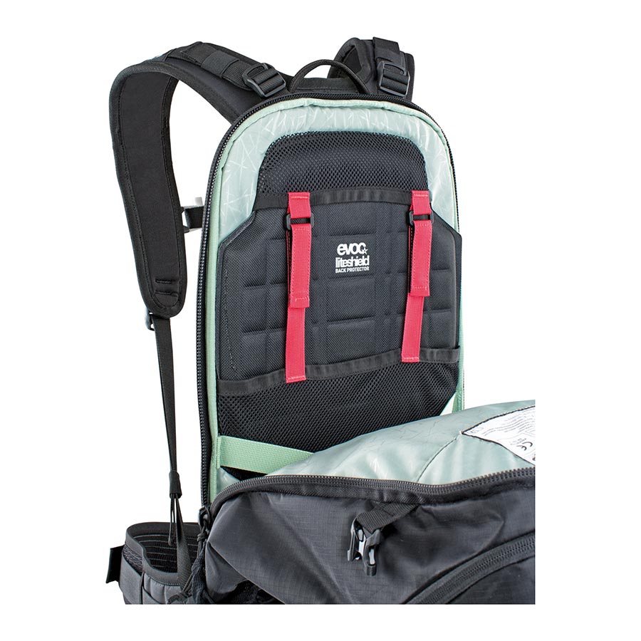 EVOC, FR Trail E-Ride, Protector backpack, 20L, Black, ML