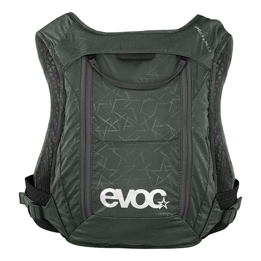 EVOC, Hydro Pro 1.5 + 1.5l Bladder, Hydration Vest, Volume: 1.5L, Bladder: Included (1.5L), Dark Olive