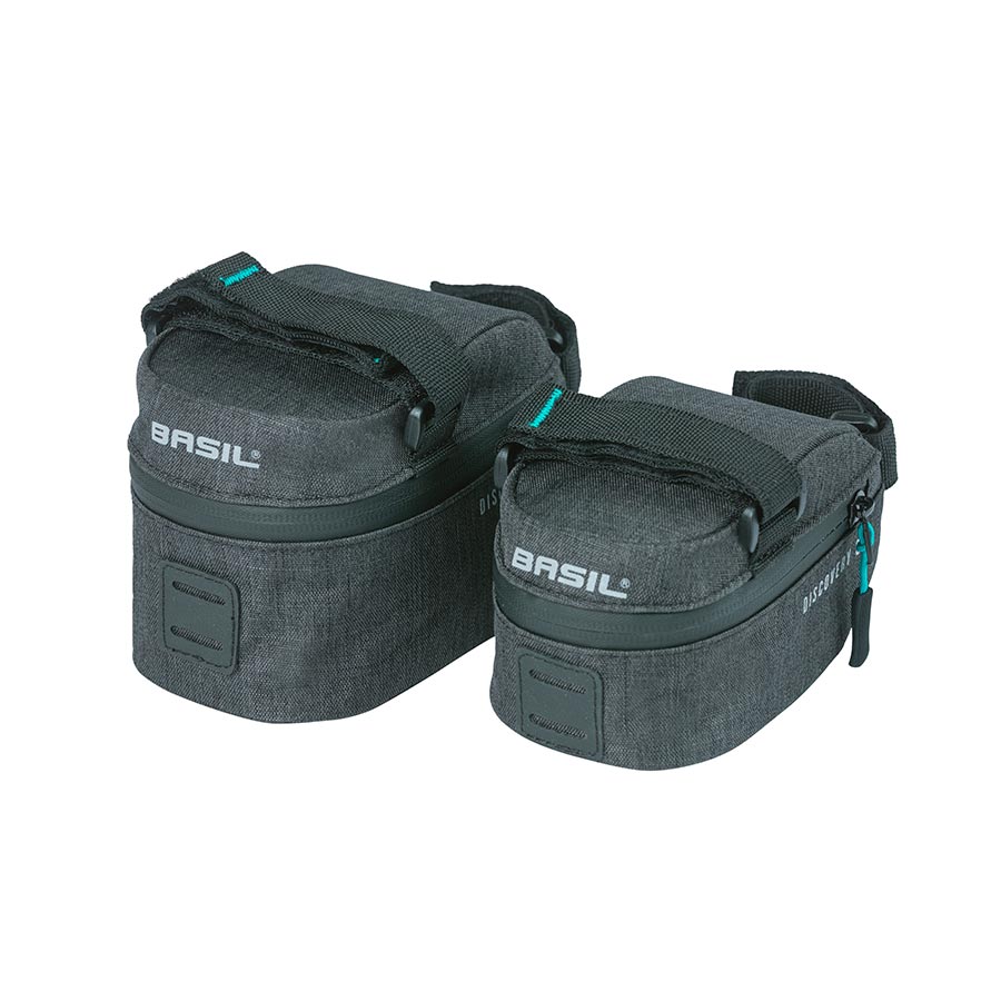 Basil, Discovery 365, Seat Bag, 1L, Black Melee