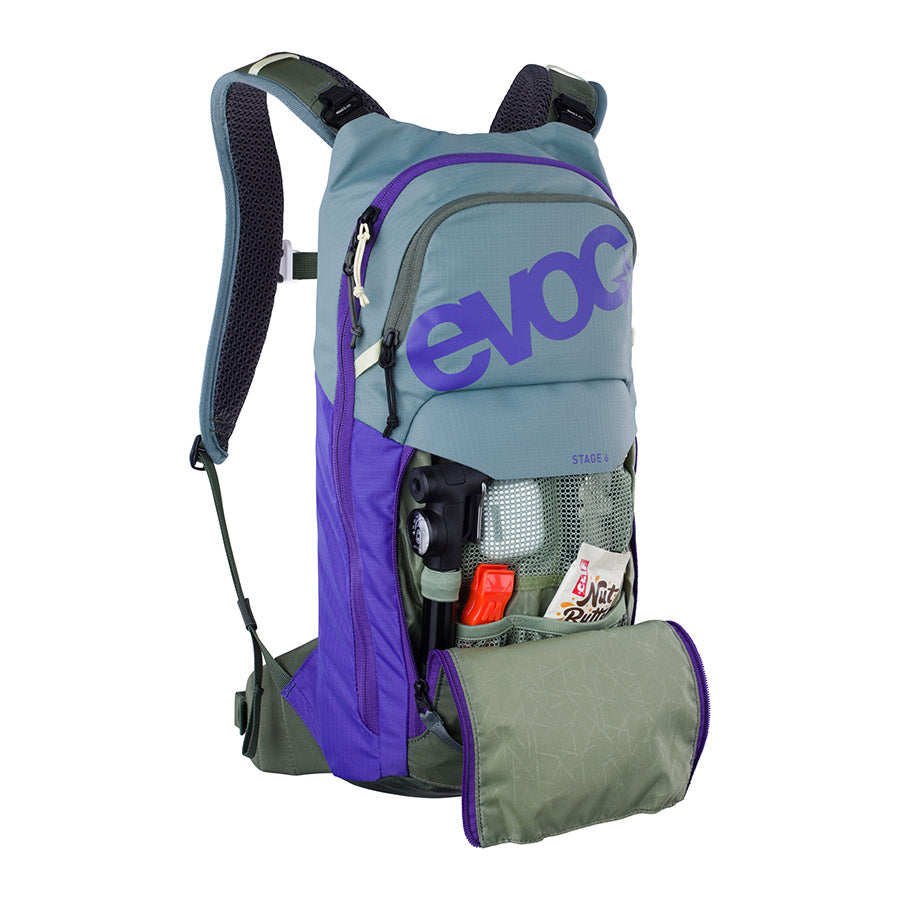 EVOC, Stage 6 + 2L Bladder, Hydration Bag, Volume: 6L, Bladder: Included (2L), Black