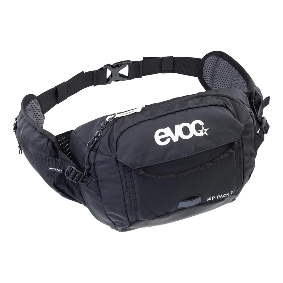 EVOC, Hip Pack 3 + 1.5L, Hip Pack, 3L, Bladder included (1.5L), Black