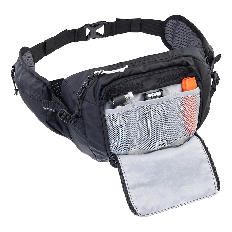 EVOC, Hip Pack 3 + 1.5L, Hip Pack, 3L, Bladder included (1.5L), Black