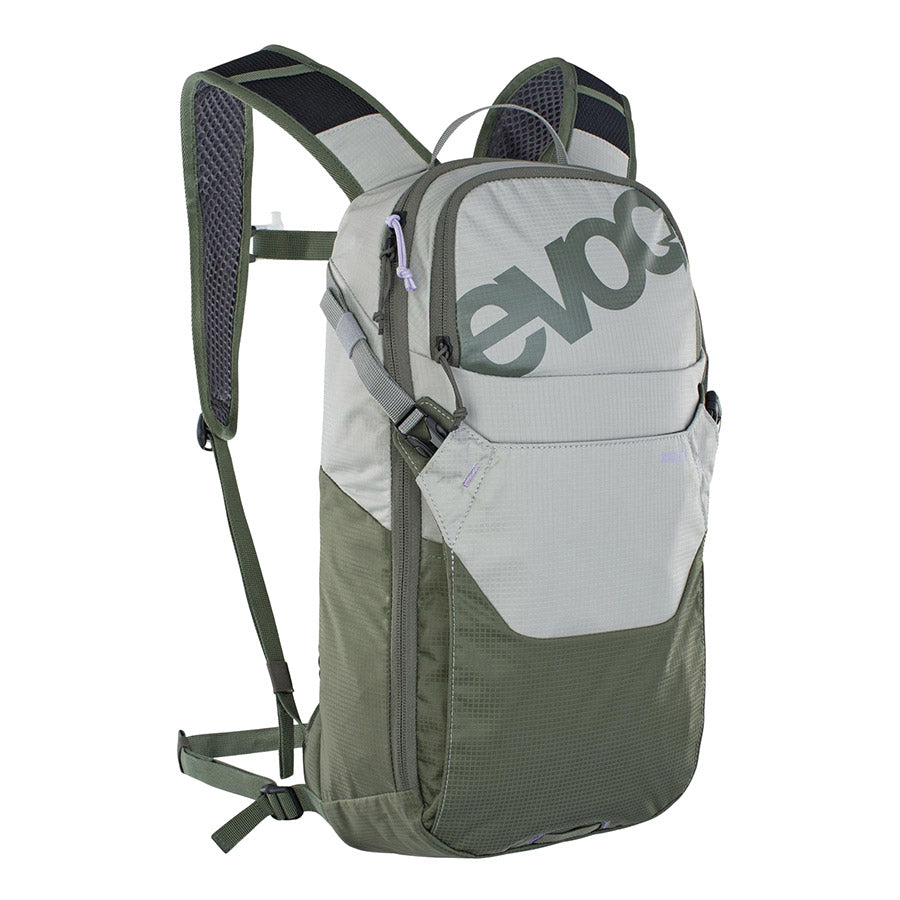 EVOC, Ride 8, Hydration Bag, Volume: 8L, Bladder: Not included, Stone - Dark Olive