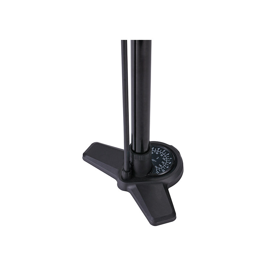 BBB Cycling, BFP-28 AirBoost, Floor Pump, Dual Valve Head, 160psi, Black