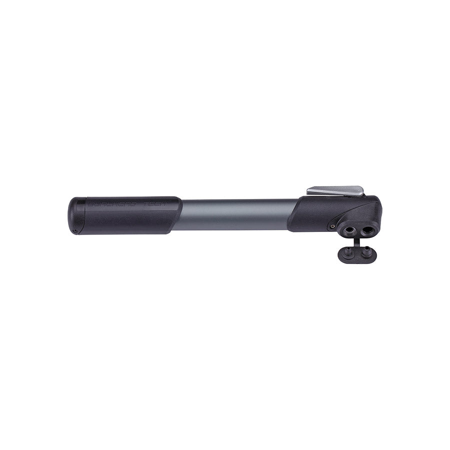 BBB Cycling, BMP-55 WindRush, Pump, 250mm, 100psi, Dual Valve Head, Grey
