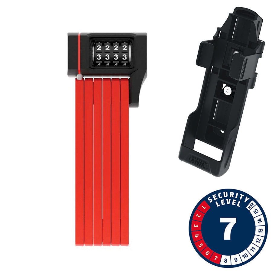 Abus, Bordo uGrip 5700C, Folding Lock, Combination, 80cm, 2.6', 5mm, Black