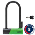 Abus, Ultra 410K Mini, U-Lock, Key, 12mm, 150x180mm, 5.9''x7'', SH34, Black