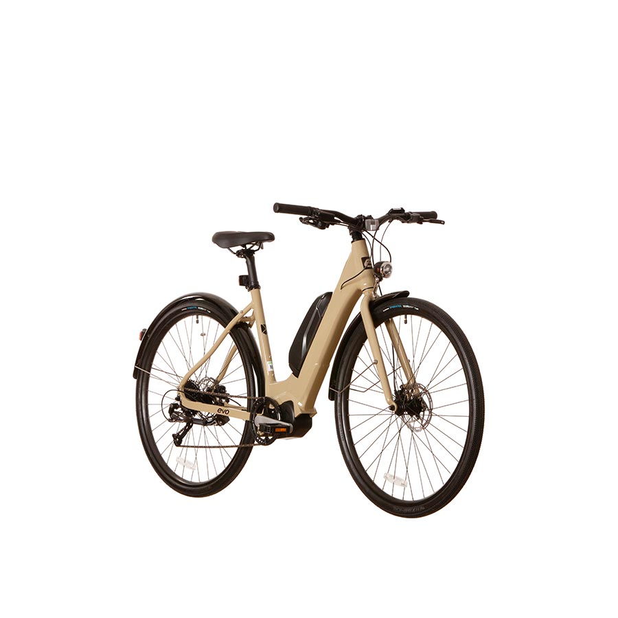 EVO, eBKE ST E5000, Electric Bicycle, 700C, Latte, M, ERF included