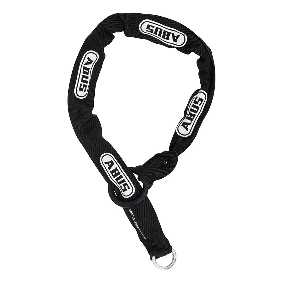 Black chain lock with ABUS branding on a white background