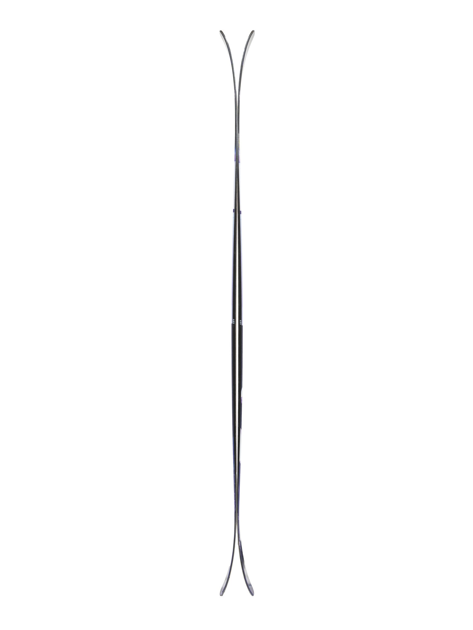 Skis on a white background