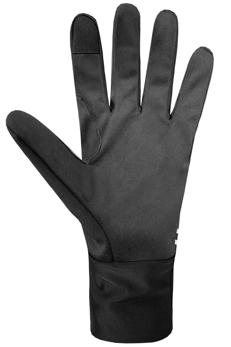Black glove on a white background