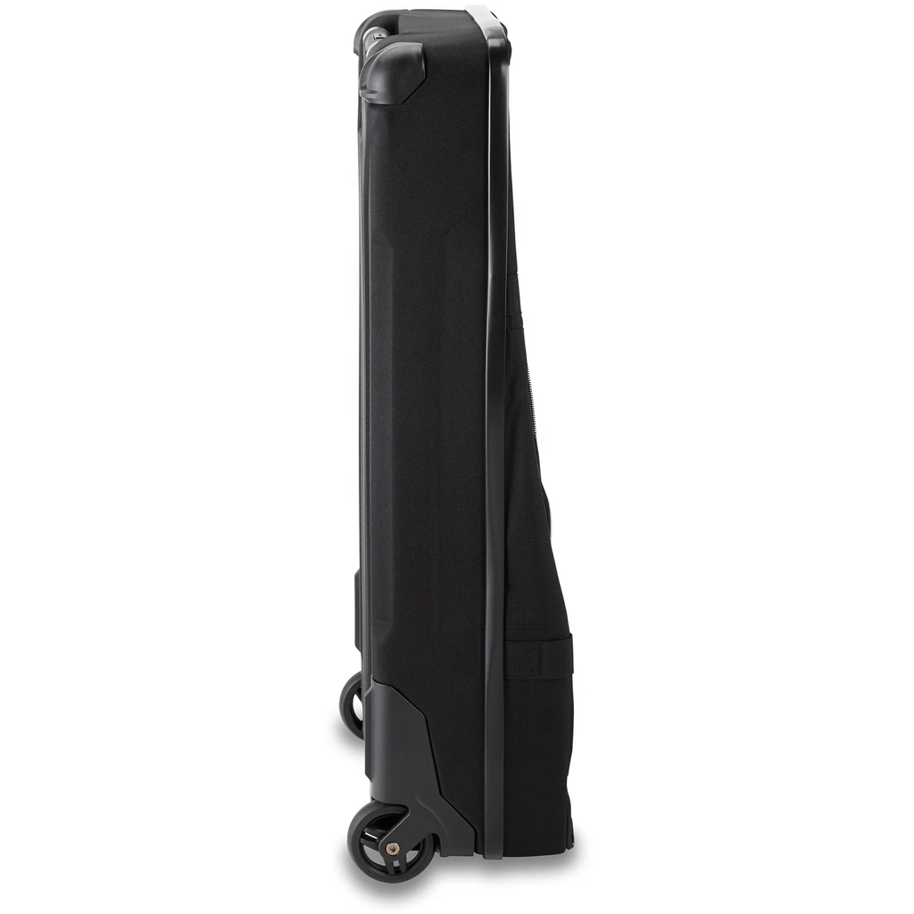 Black suitcase on a white background