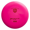 Pink disc with Discmania branding and text on a white background