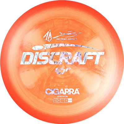 Discraft golf disc with branding on a white background