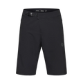 Black shorts with a logo on a white background