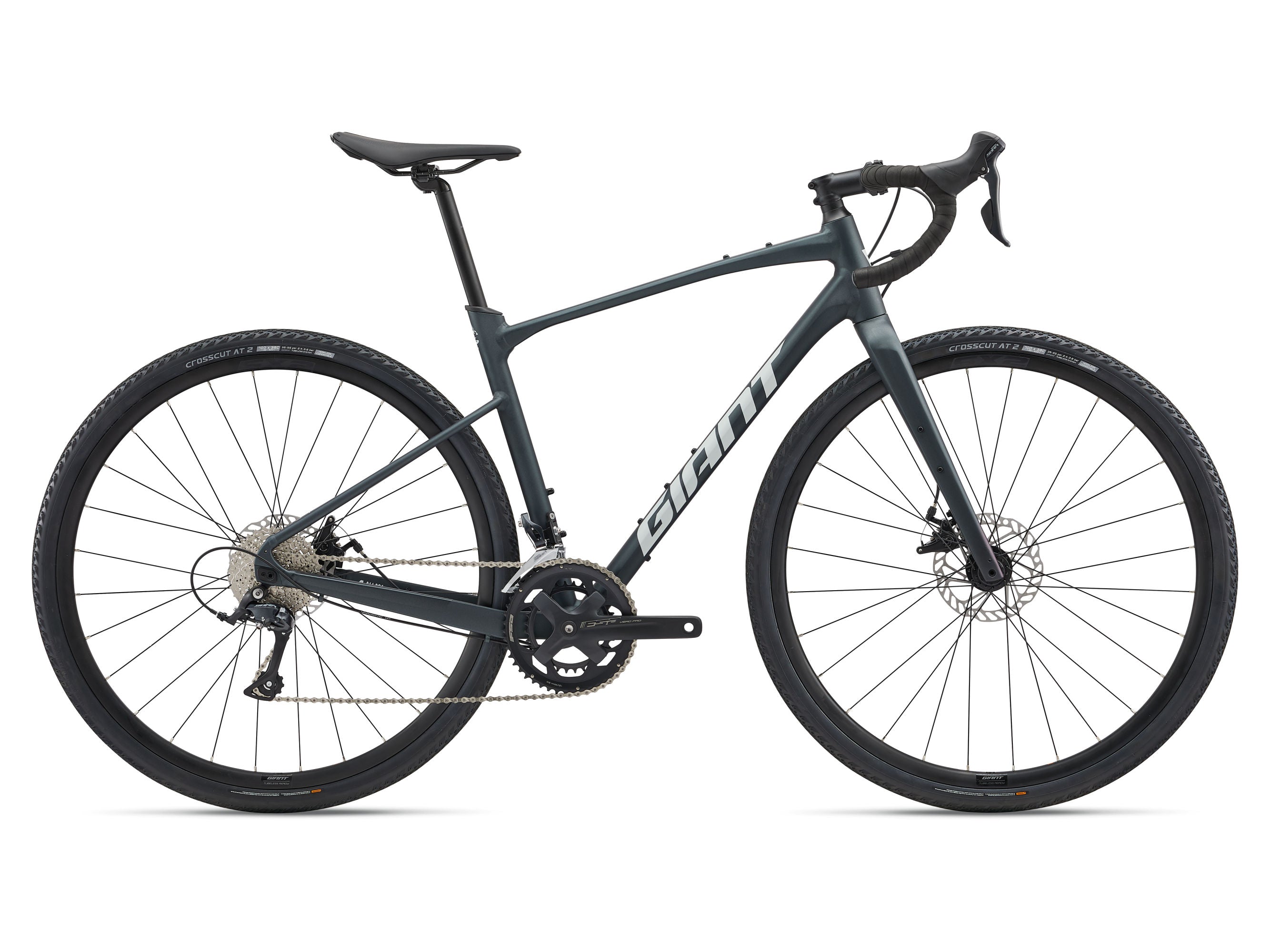 Giant bicycle on a white background