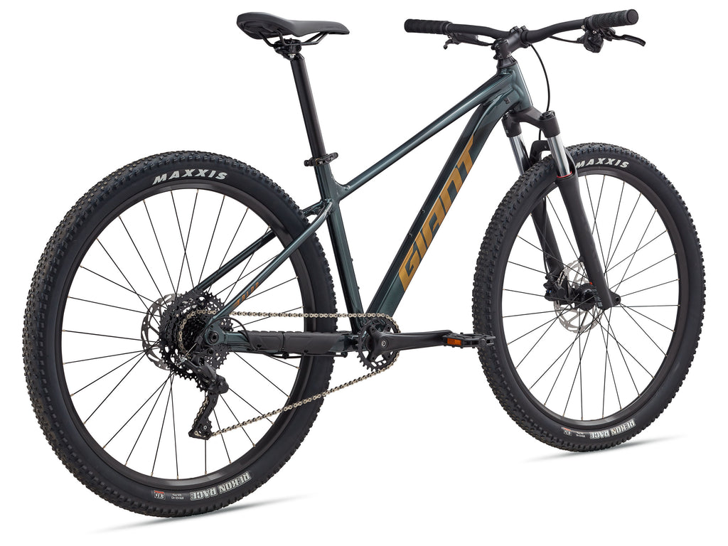 Mountain bike with 'Giant' branding on a white background
