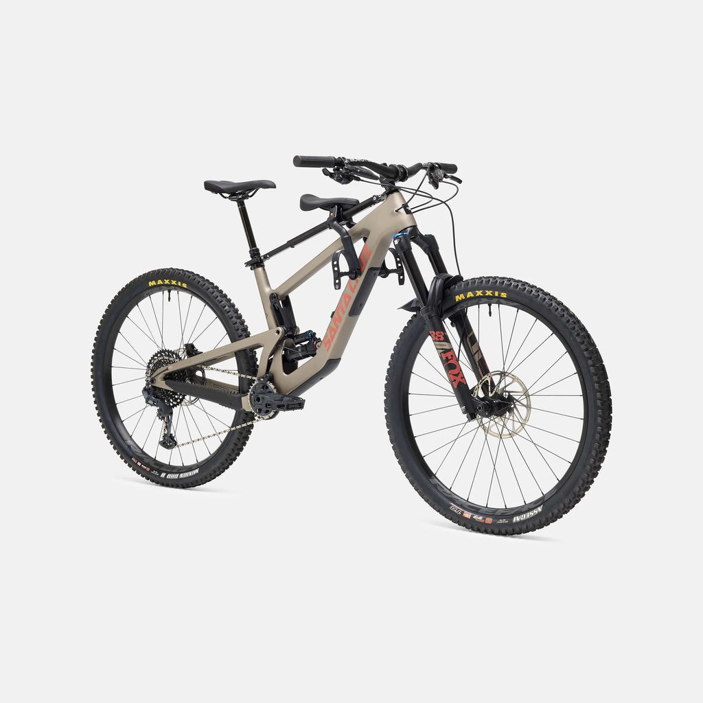 Mountain bike on a white background