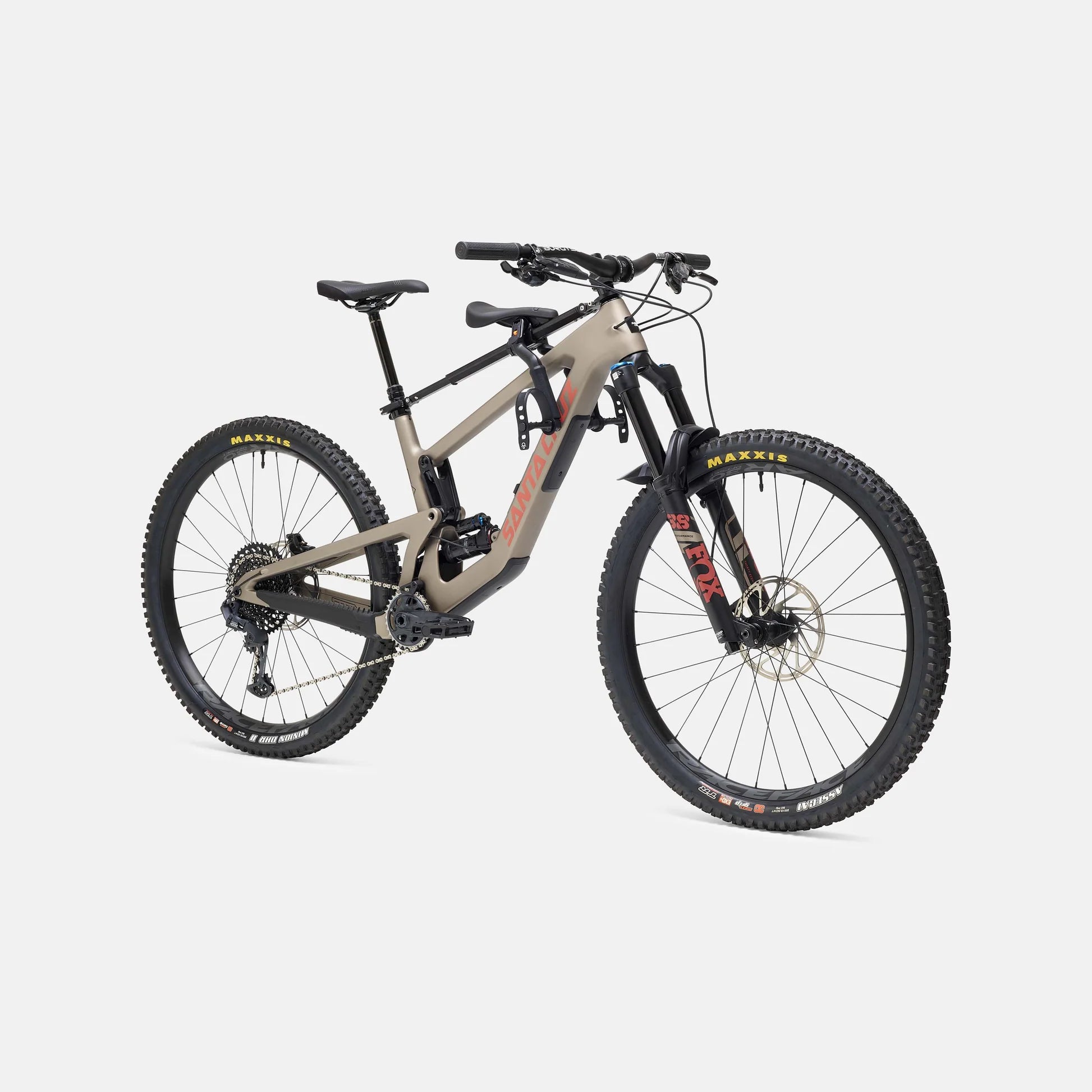 Mountain bike on a white background