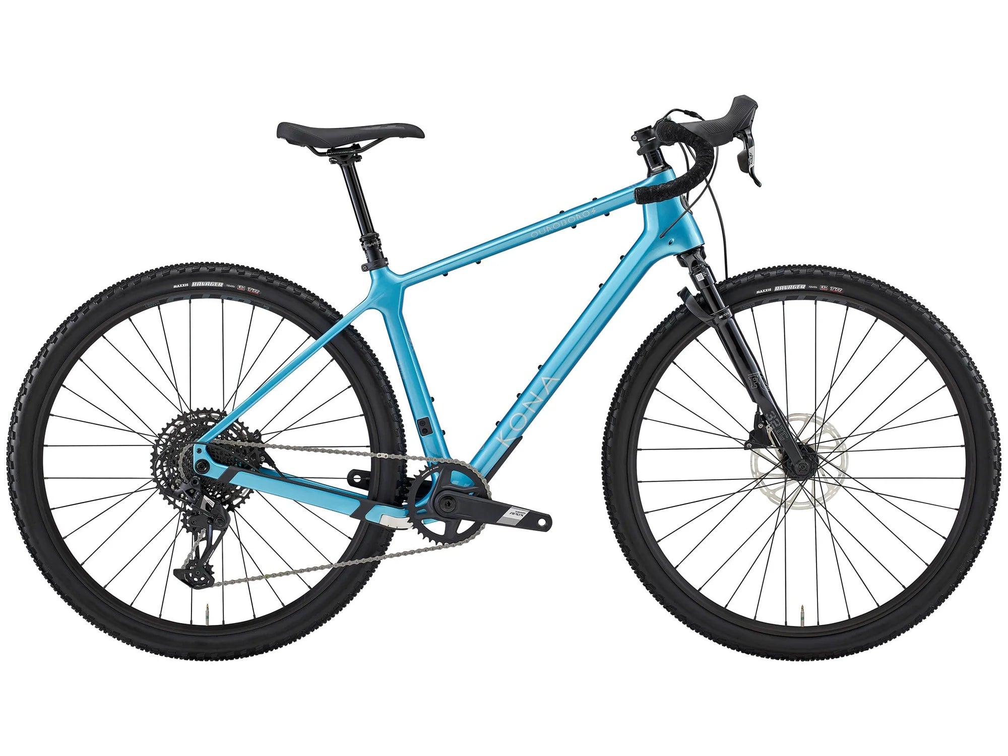 Blue bicycle on a white background