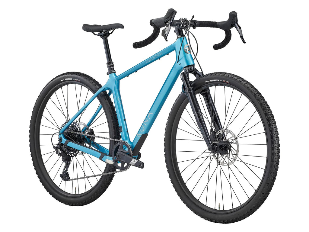 Blue bicycle on a white background